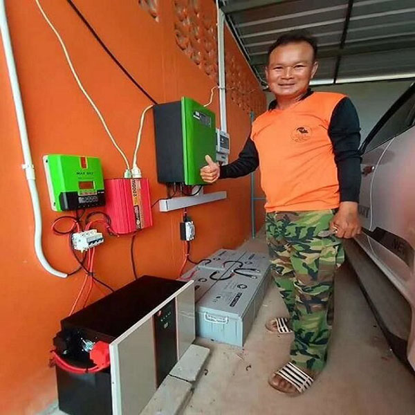 Hệ thống 200 pin lithium năng lượng mặt trời được lắp đặt tại Bangkok